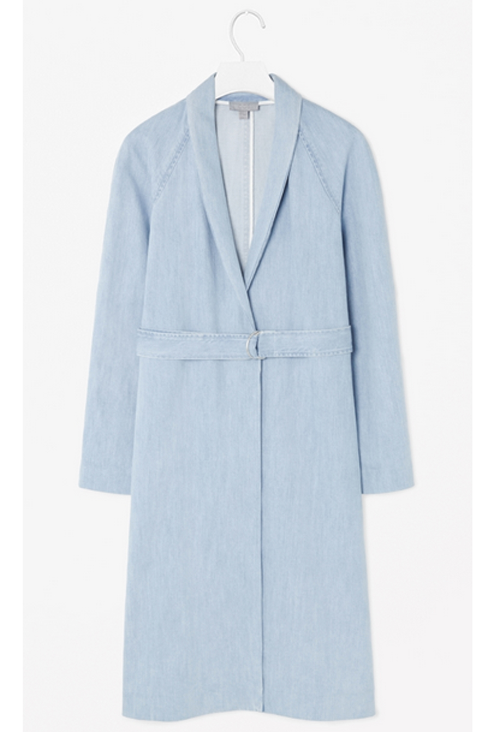 Cos Denim Wrap-Tie Coat Cos Denim Wrap-Tie Coat