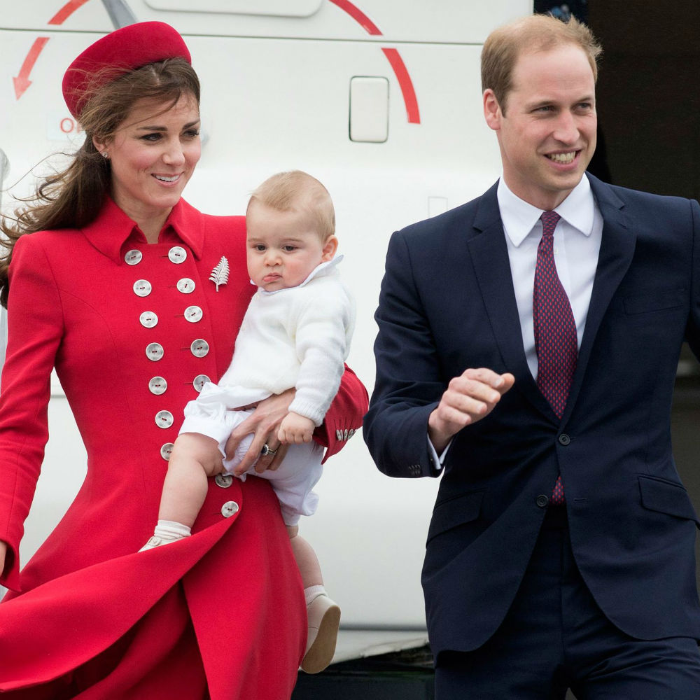 Kate Middleton, Prince William and Prince George in New Zealand