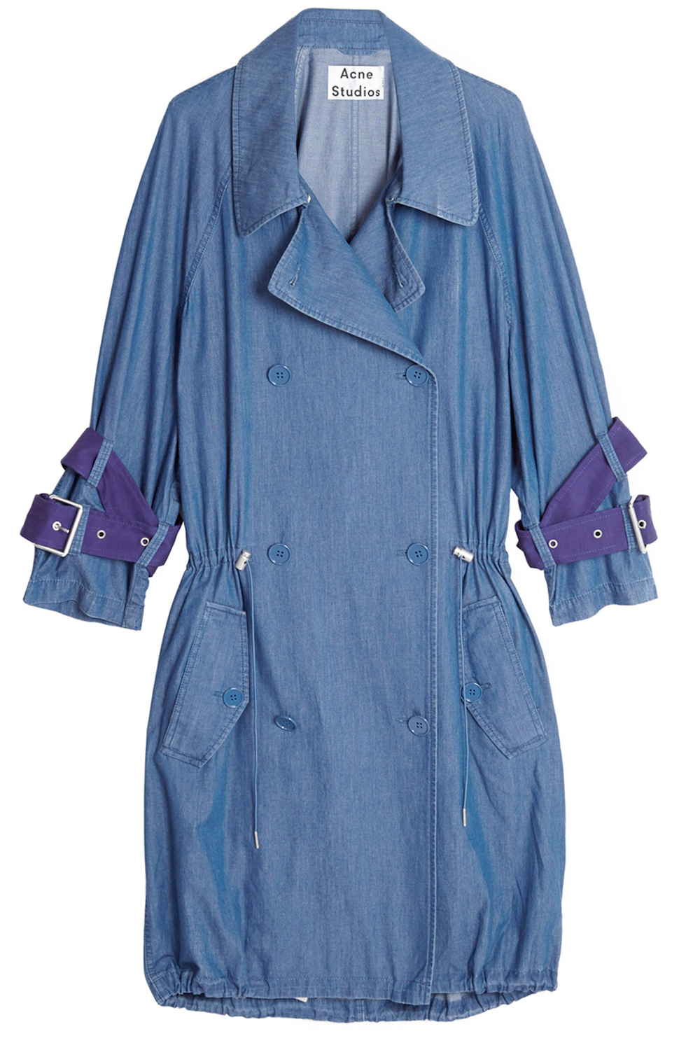 Acne Indigo Trench Coat Acne Indigo Trench Coat