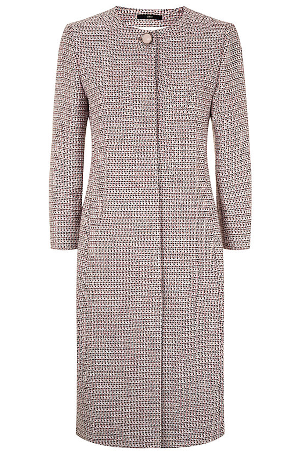 BOSS Bouclé Pink Coat BOSS Bouclé Pink Coat