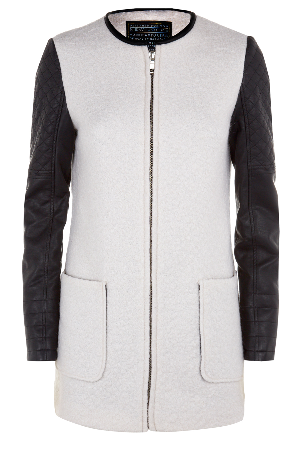 New Look Monochrome Coat New Look Monochrome Coat