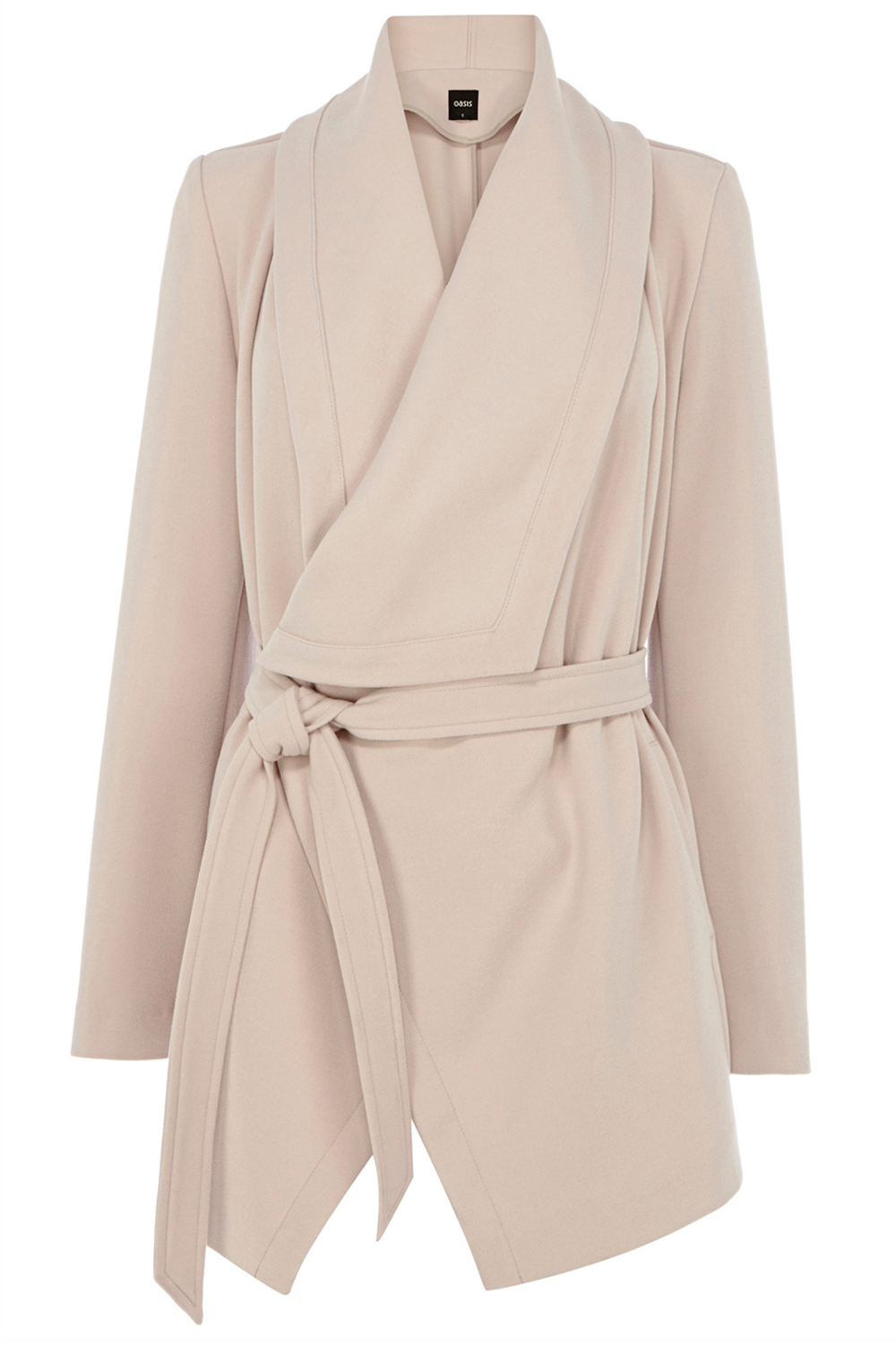 Oasis Cream Draped Coat Oasis Cream Draped Coat