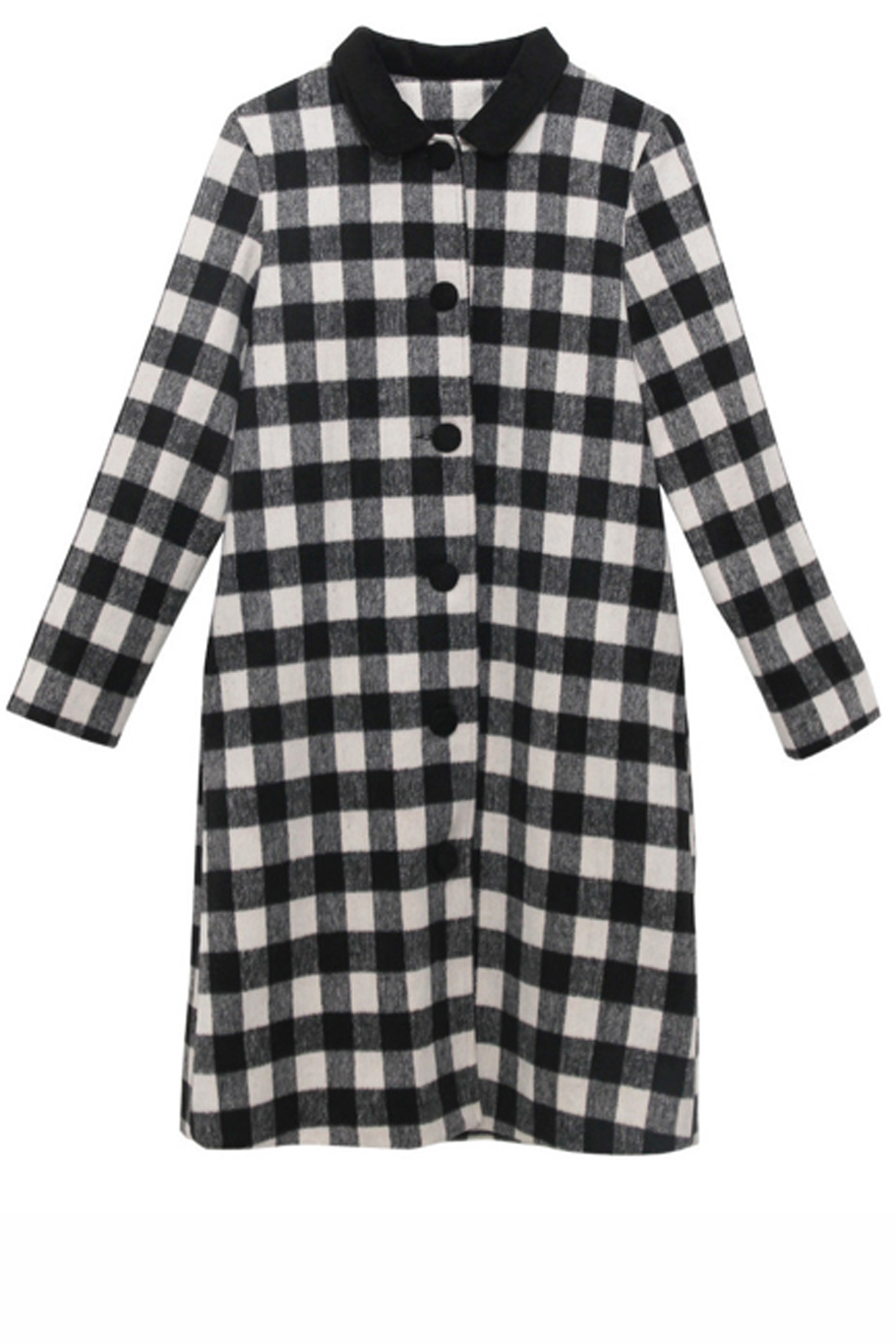 The White Pepper Check Coat The White Pepper Check Coat
