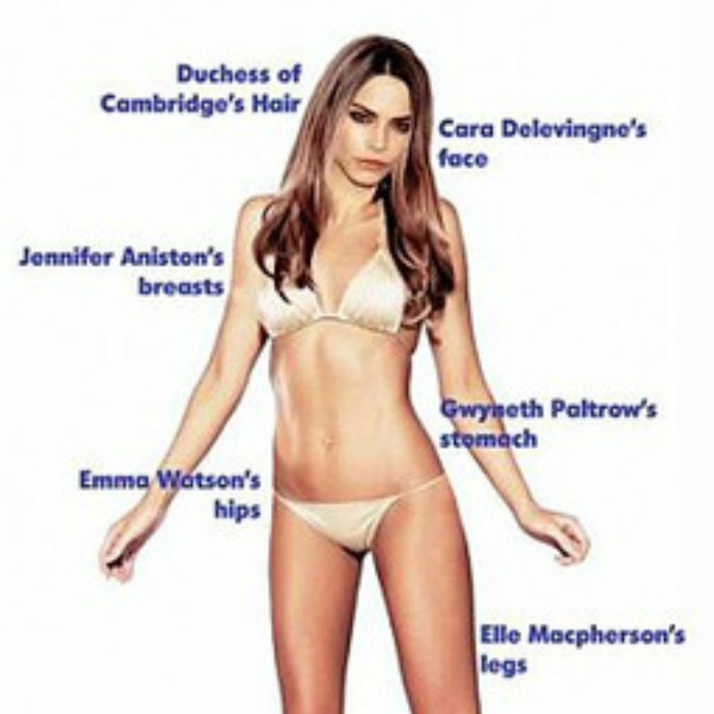 New Survey Reveals The Perfect Celebrity Body Parts According To Men And Women Marie Claire