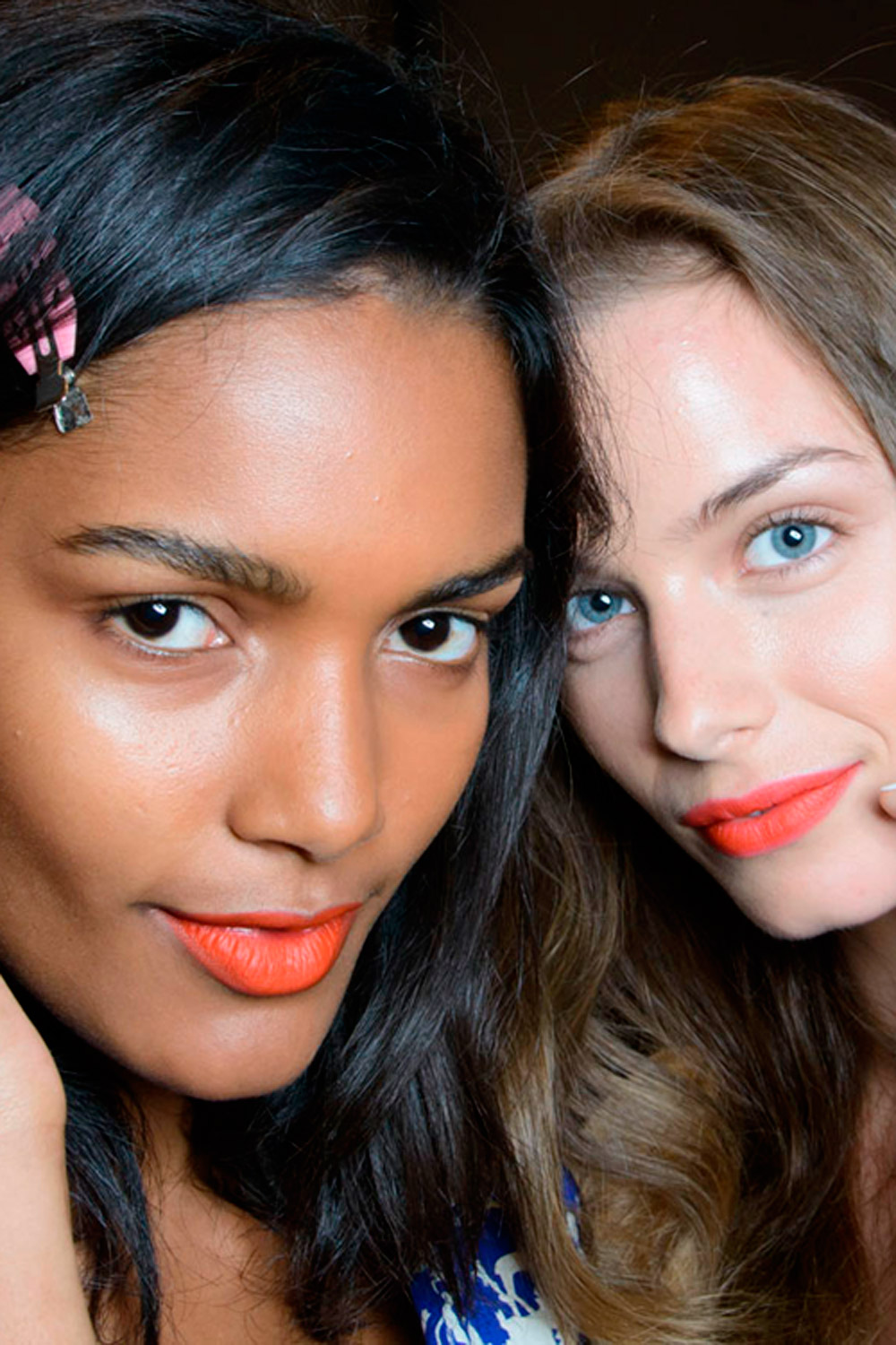 Orange lips 
