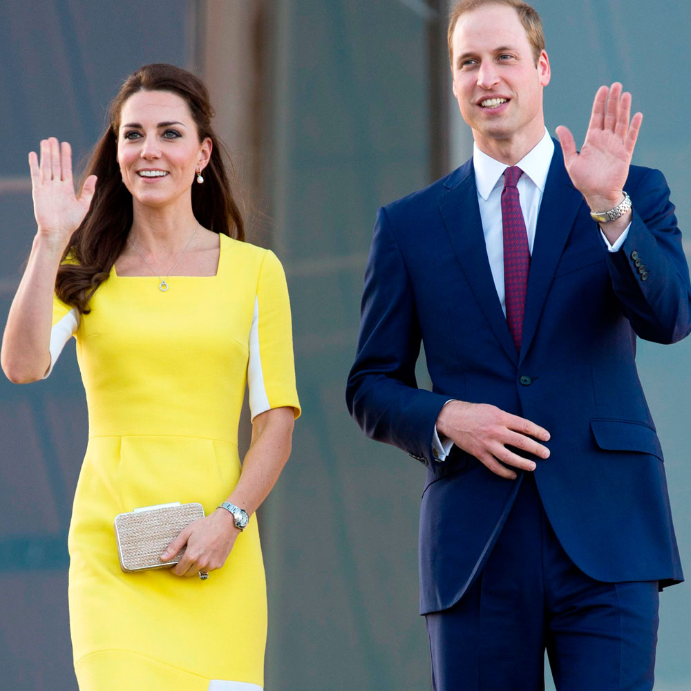 Kate Middleton, Prince William and Prince George