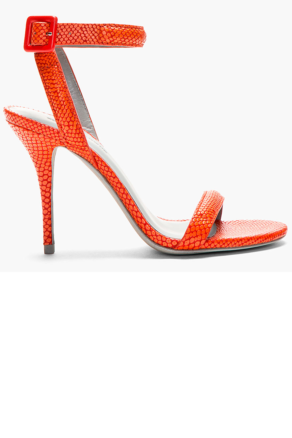Alexander Wang VermillionRed Leather Karung Sandals Alexander Wang VermillionRed Leather Karung Sandals