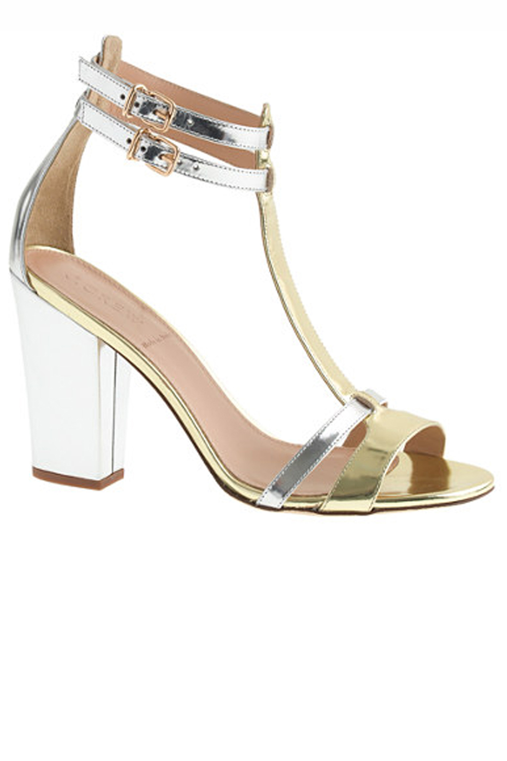 J.Crew Mixed Metallic Gladiator High Heels Sandals J.Crew Mixed Metallic Gladiator High Heels Sandals