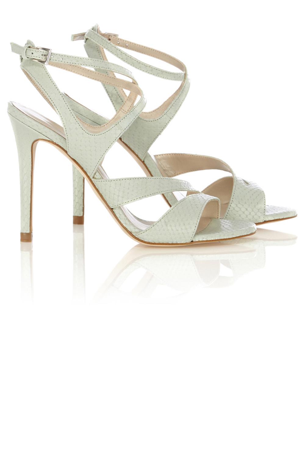 Karen Millen Snake Print Strappy Sandal Karen Millen Snake Print Strappy Sandal