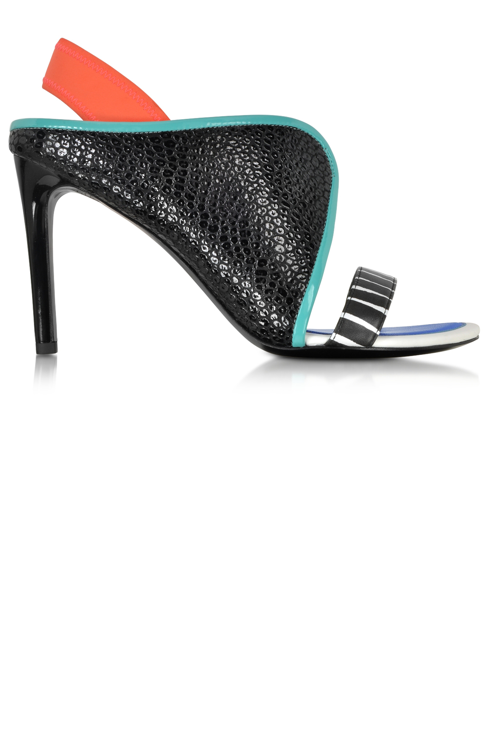Kenzo Colour Block Leather/Neoprene Sandal Kenzo Colour Block Leather/Neoprene Sandal
