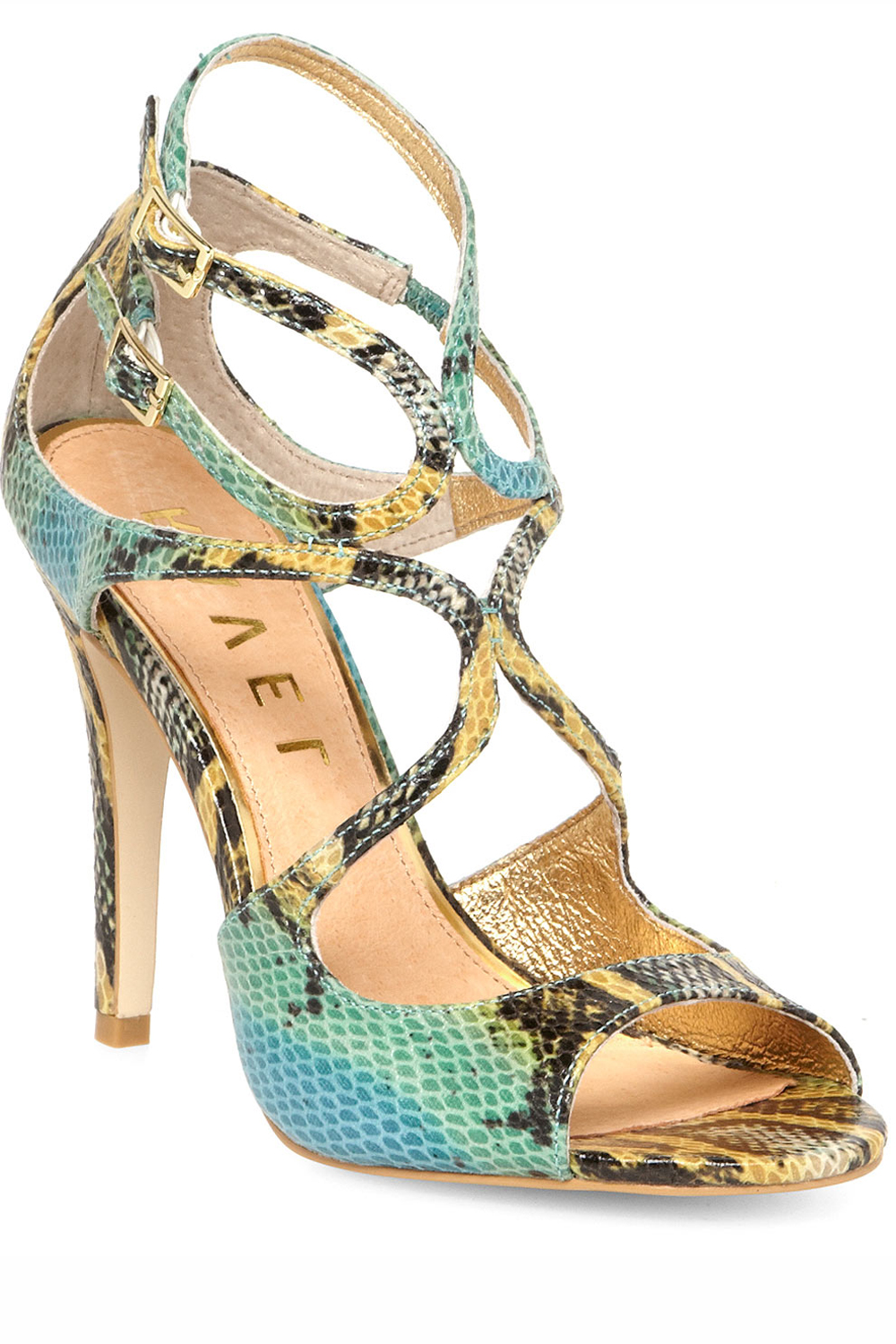 Ravel at Dorothy Perkins Snake Print Leather Sandals Ravel at Dorothy Perkins Snake Print Leather Sandals