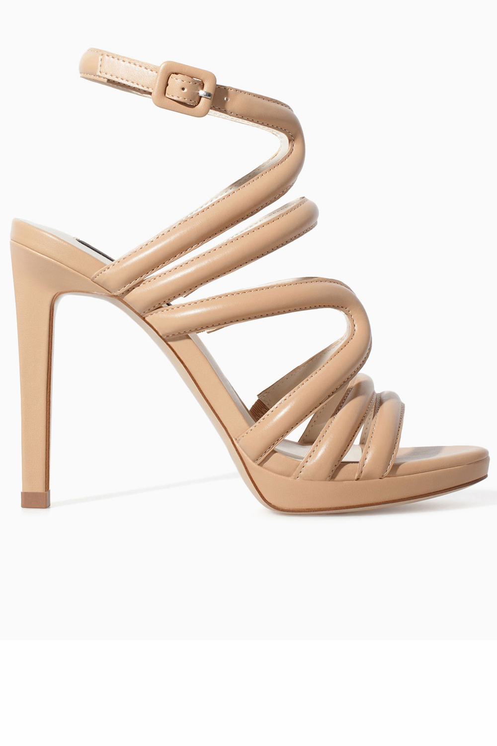 Zara Strappy High Heel Leather Sandal Zara Strappy High Heel Leather Sandal
