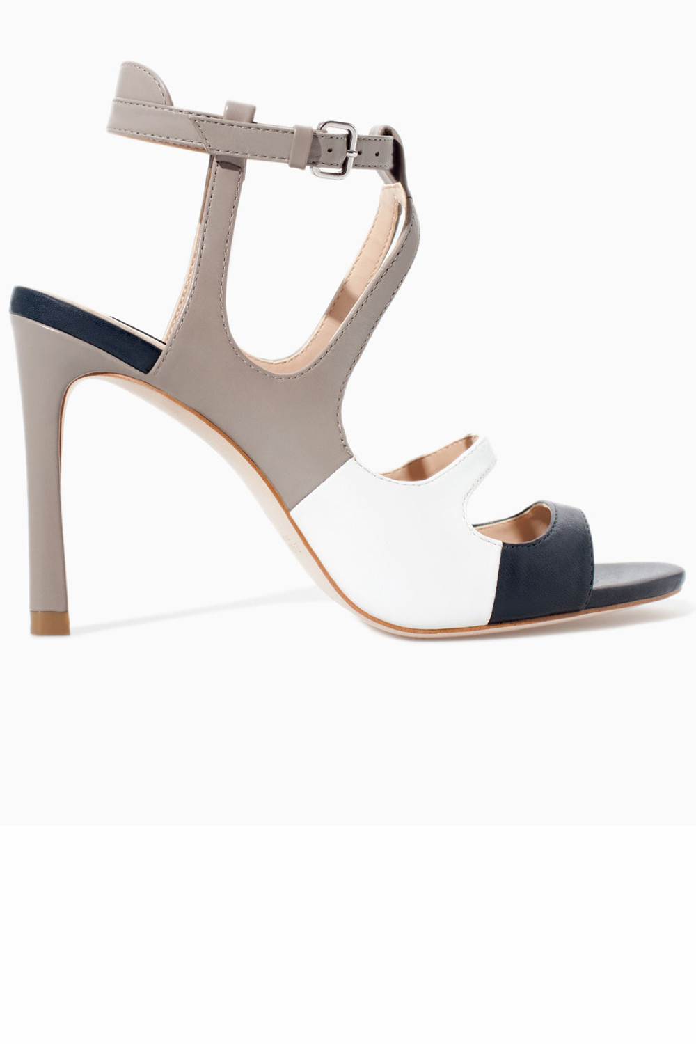 Zara Strappy High Heel Leather Sandal Zara Strappy High Heel Leather Sandal