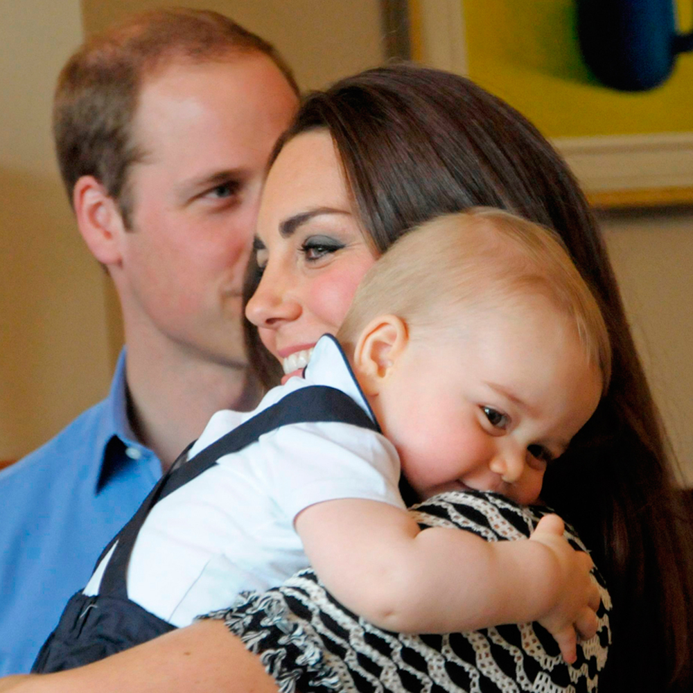 Kate Middleton, Prince William and Prince George in New Zealand