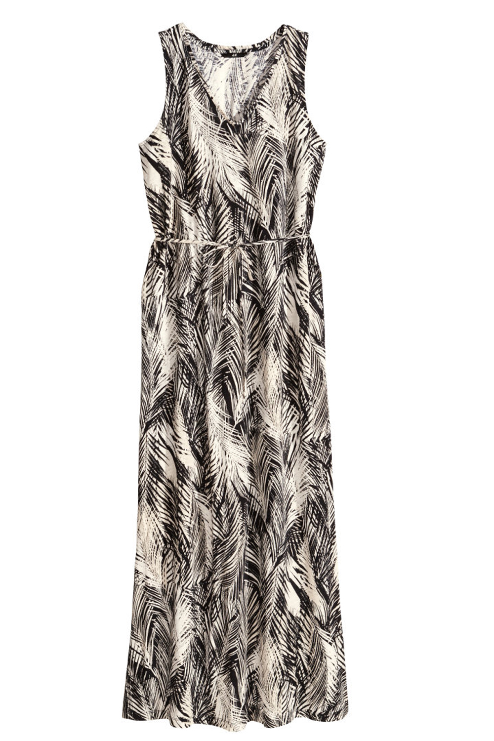 H&M Leaf Print Maxi Dress H&M Leaf Print Maxi Dress