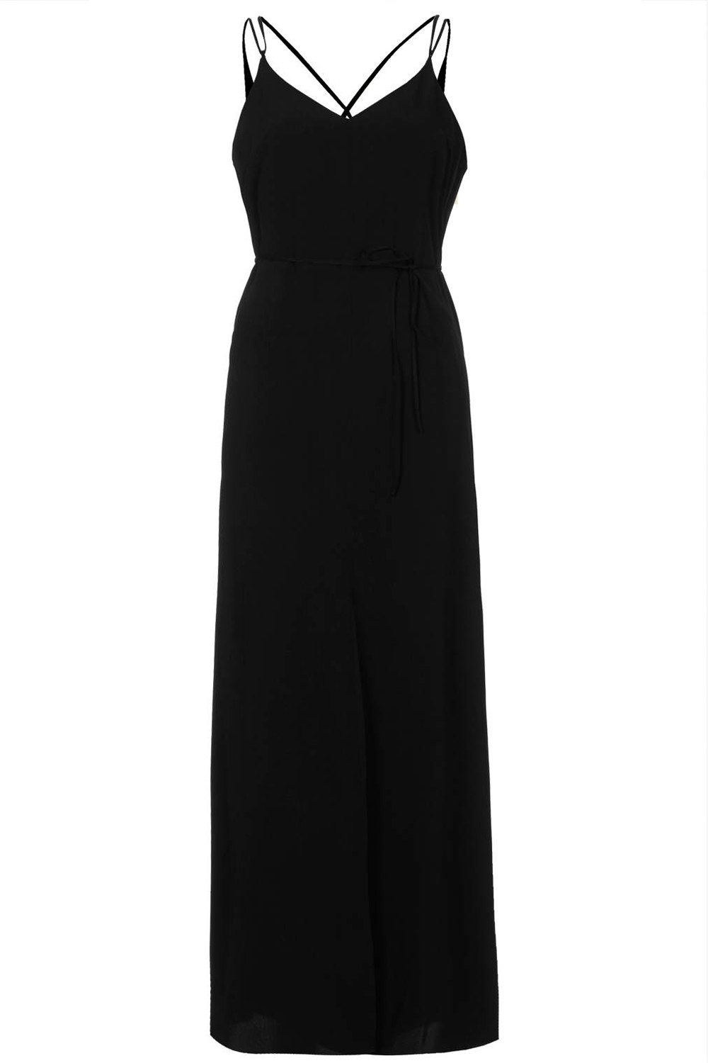 Topshop Strappy Cross Back Maxi Dress Topshop Strappy Cross Back Maxi Dress