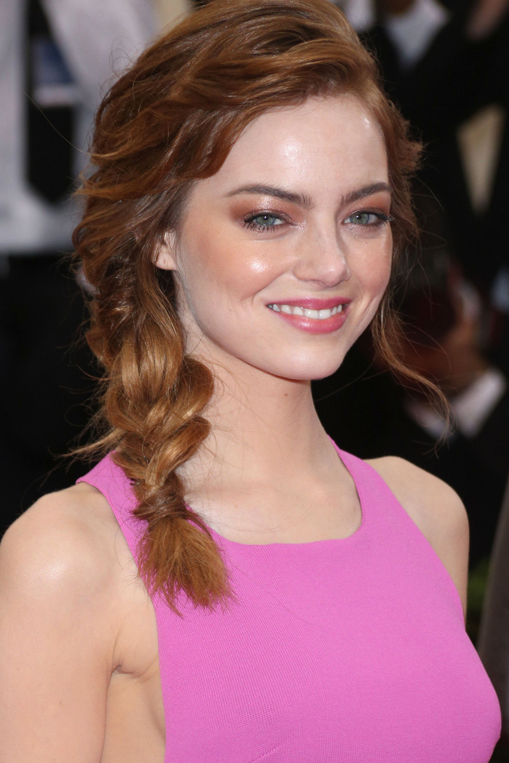 Emma Stone Plaited Hair
