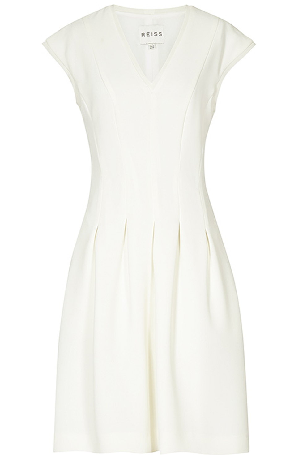 Reiss Lizzie Pleat Fit And Flare Dress Reiss Lizzie Pleat Fit And Flare Dress