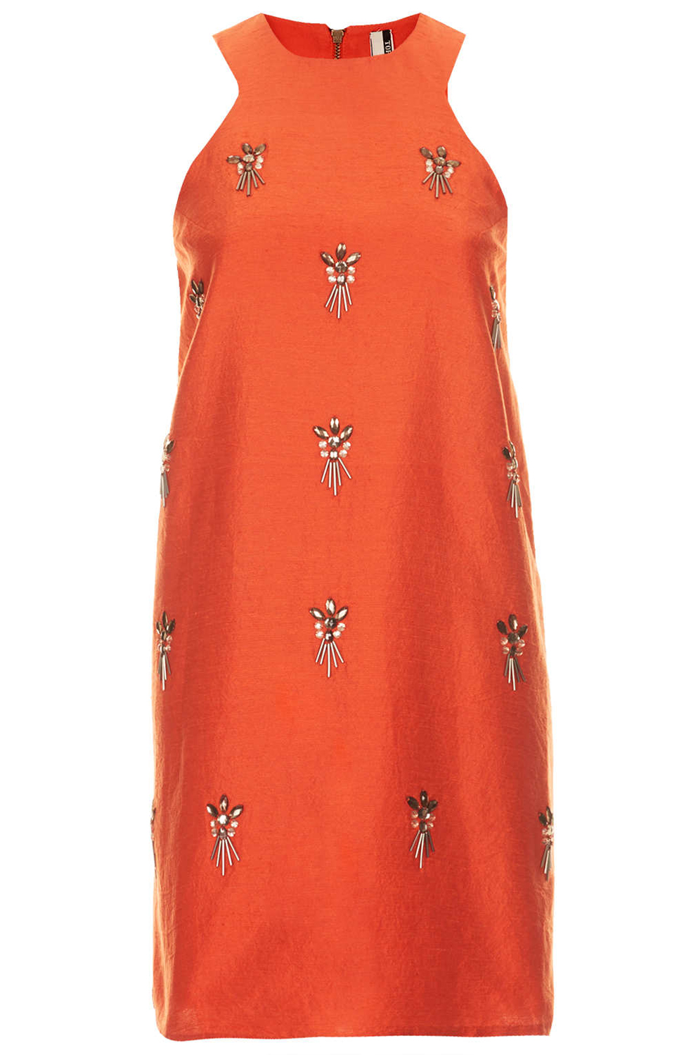Topshop Embellished A-Line Dress Topshop Embellished A-Line Dress