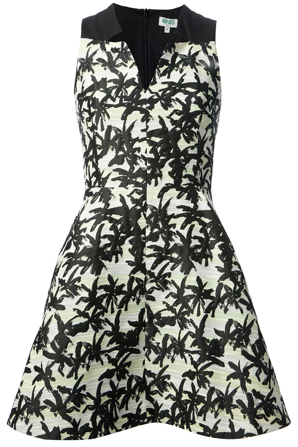 Kenzo Palm Print Dress Kenzo Palm Print Dress