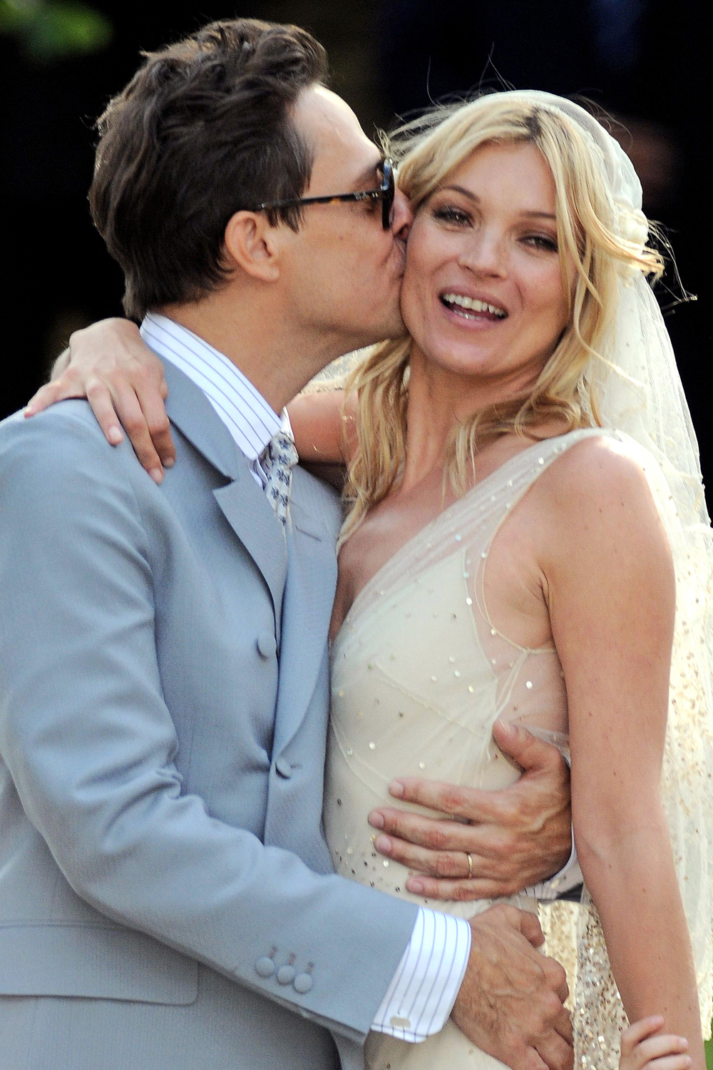 Kate Moss wedding hair