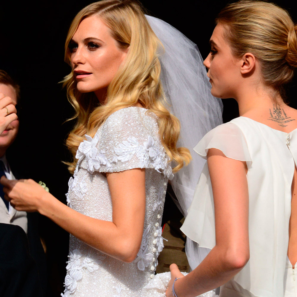 Poppy Delevingne and James Cook wedding pictures 