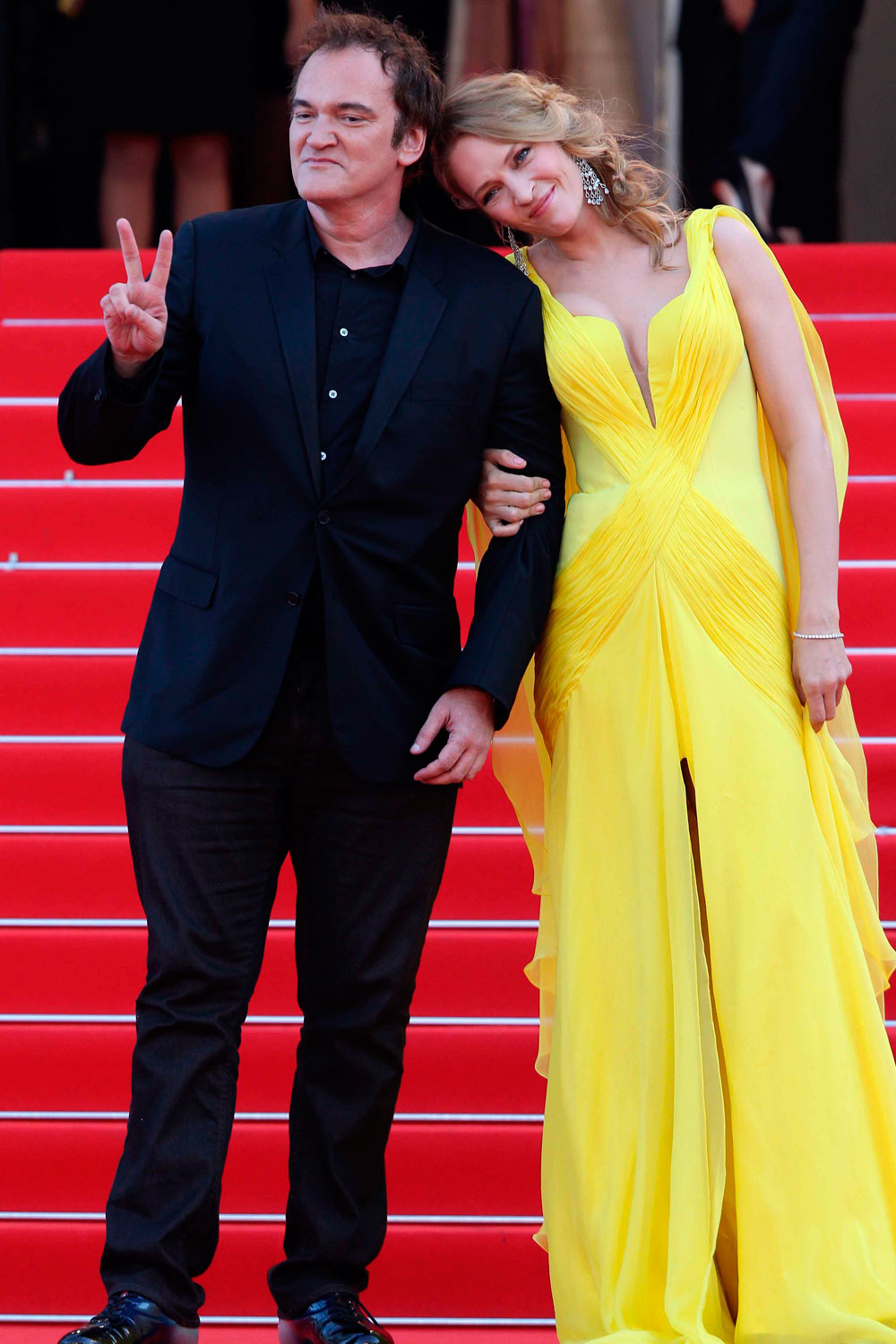 Uma Thurman and Quentin Tarantino Uma Thurman and Quentin Tarantino