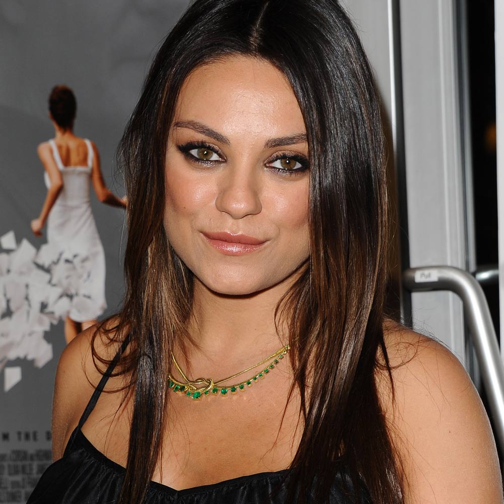 Mila Kunis Stop Saying We Re Pregnant Marie Claire