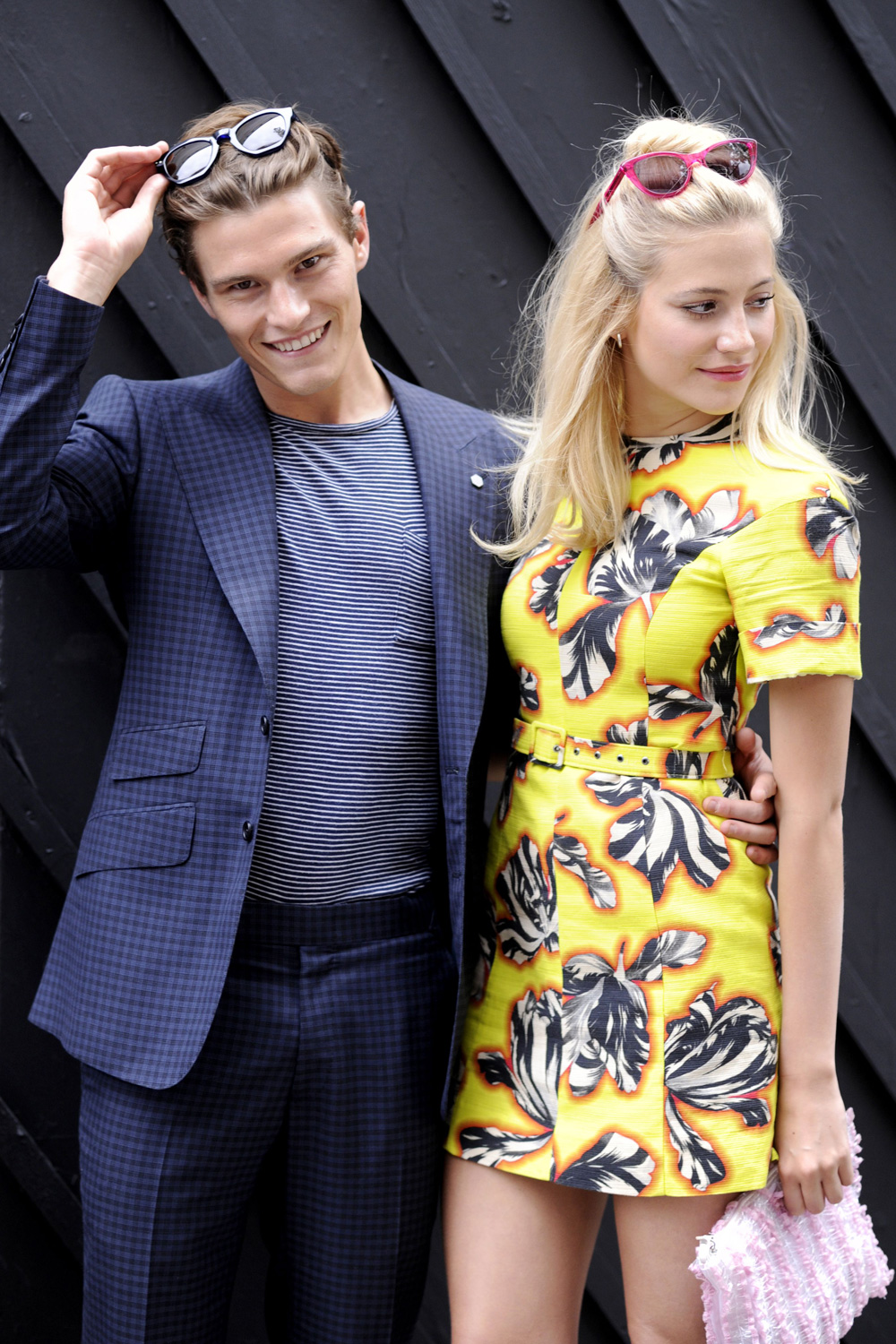 Oliver Cheshire And Pixie Lott At The London Collections: Mens Oliver Cheshire And Pixie Lott At The London Collections: Mens