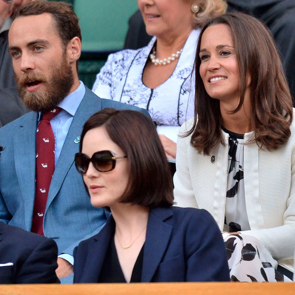 Pippa Middleton and James Middleton at Wimbledon 2014