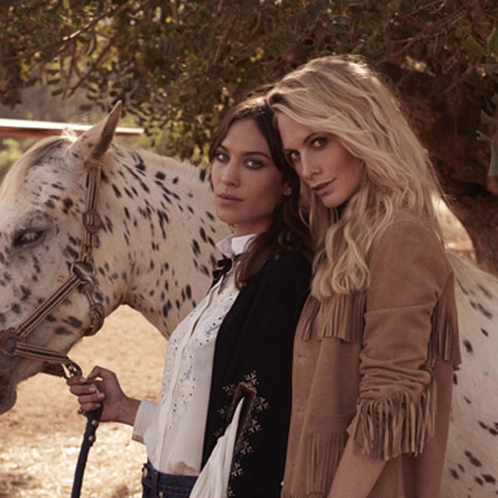 Alexa Chung and Poppy Delevingne