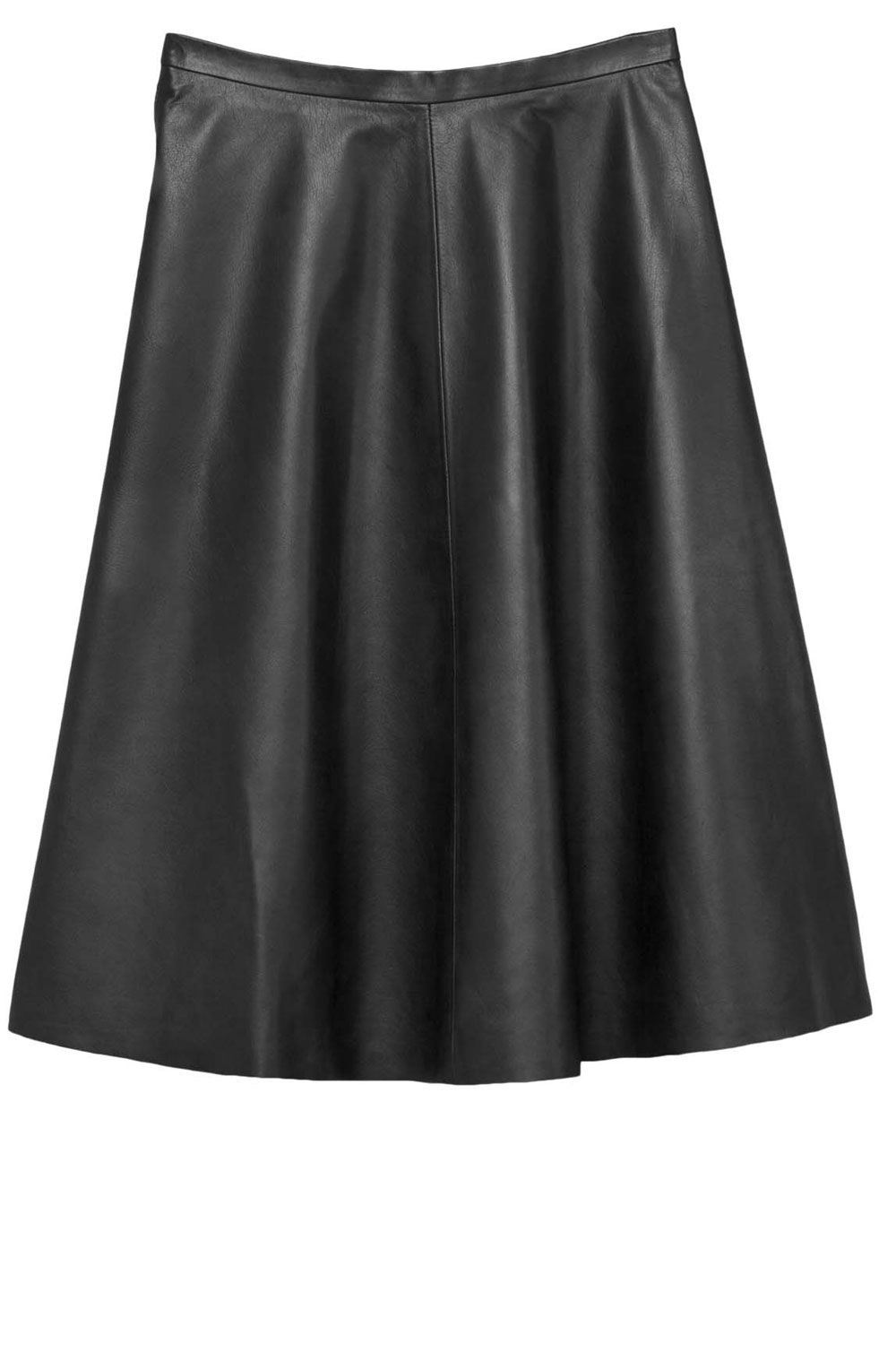 & Other Stories Leather Midi Skirt & Other Stories Leather Midi Skirt