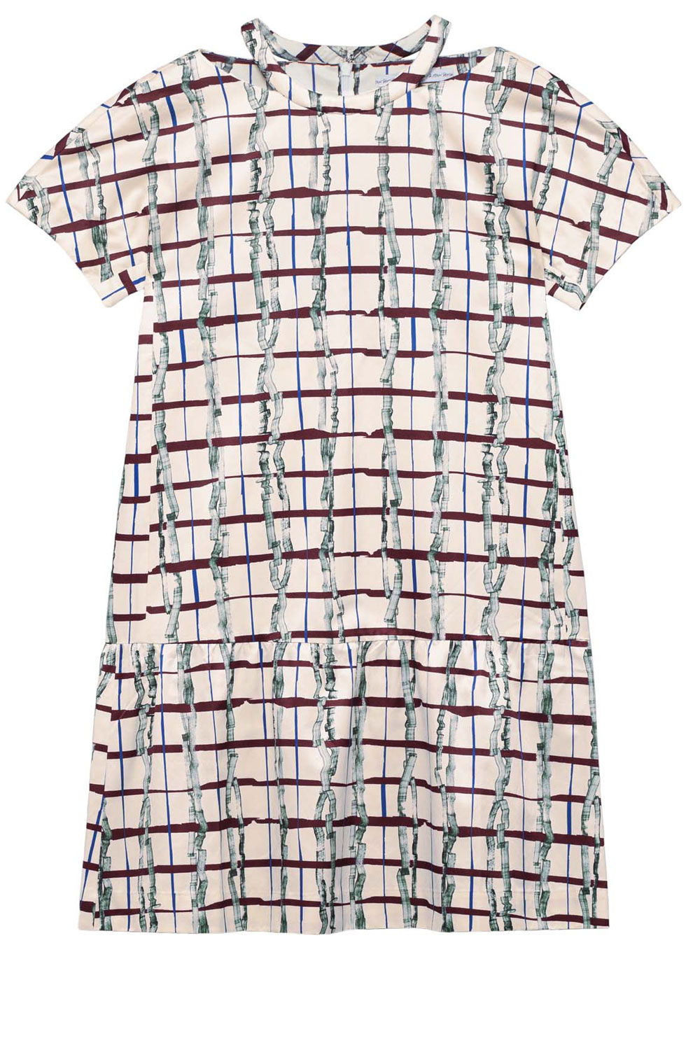 & Other Stories Grid Print Dress & Other Stories Grid Print Dress