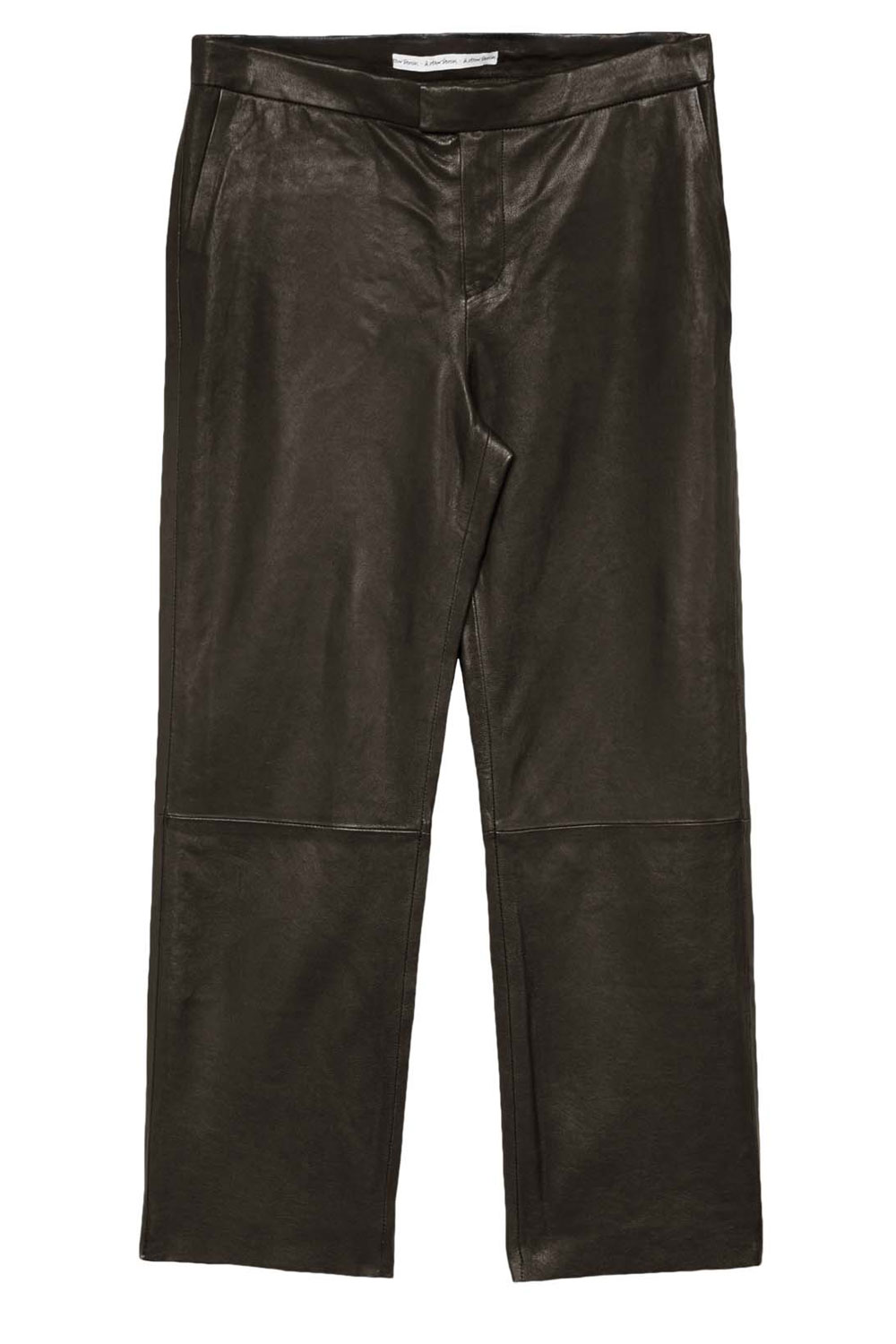 & Other Stories Leather Cropped Trousers & Other Stories Leather Cropped Trousers