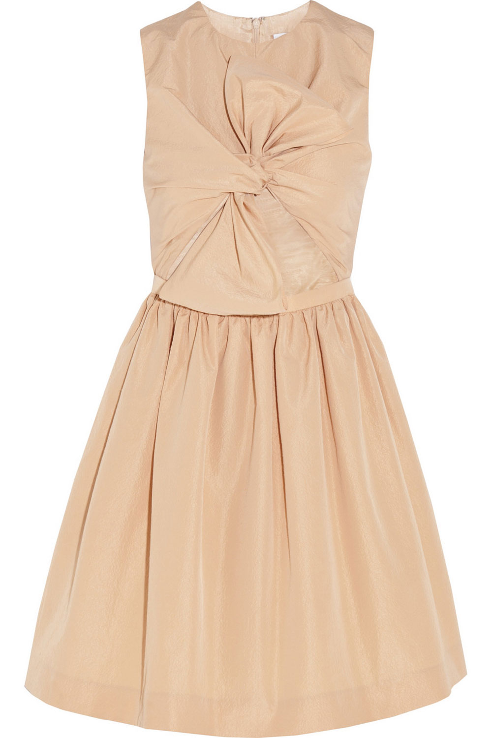Wedding Guest Dressing - Carven Cutout Shantung-Faille Dress Wedding Guest Dressing - Carven Cutout Shantung-Faille Dress