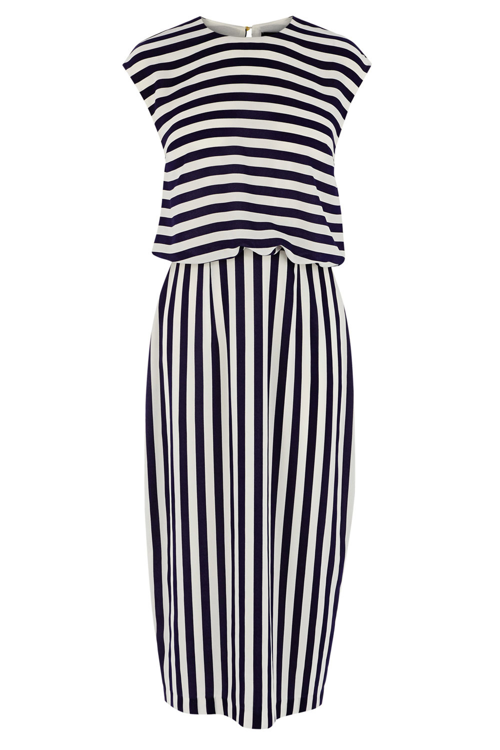 Wedding Guest Dresses - Oasis Stripe Column Midi Dress Wedding Guest Dresses - Oasis Stripe Column Midi Dress
