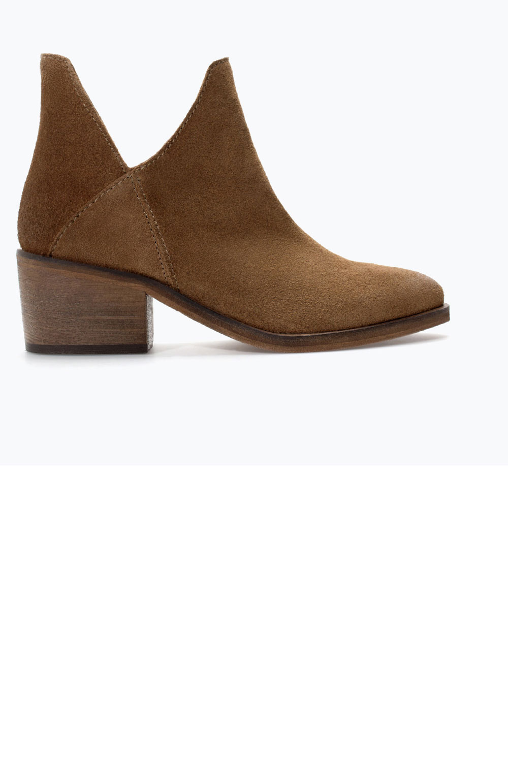 Zara Flat Hide Ankle Boot 49 Zara Flat Hide Ankle Boot 49