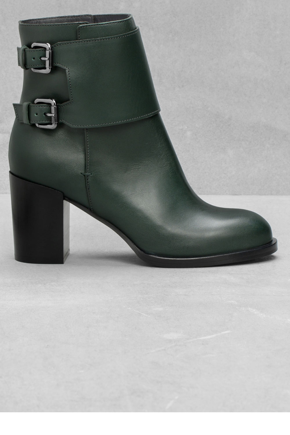 Other Stories Green Buckle Boot 145 Other Stories Green Buckle Boot 145