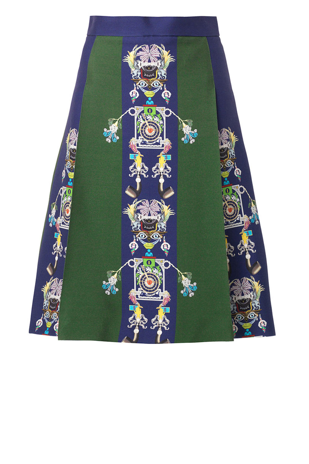Mary Katrantzou Mecha Tiki Man Print, 945 Mary Katrantzou Mecha Tiki Man Print, 945