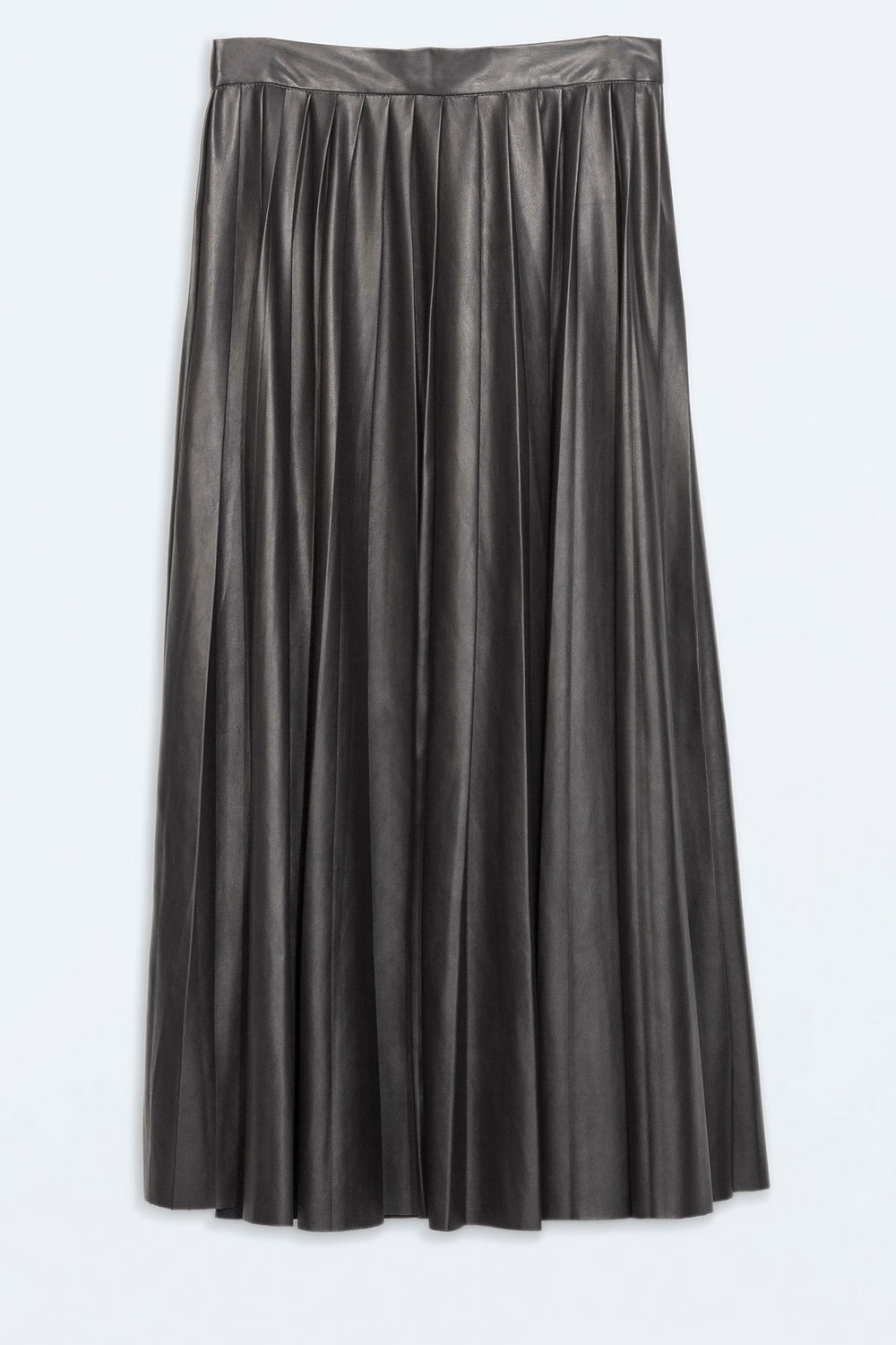 Zara Black Leather Midi, 39 Zara Black Leather Midi, 39
