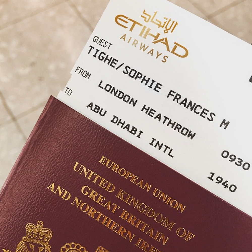 Passport boarding pass