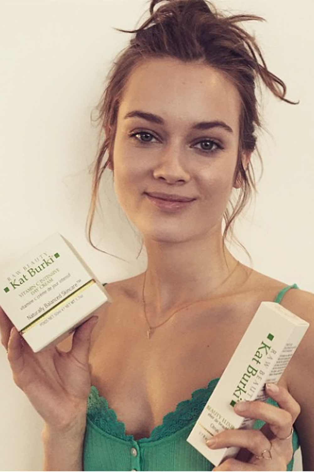 The hero product, is her Vitamin C Intensive face Cream, £72. - Jac-Kat-Burki