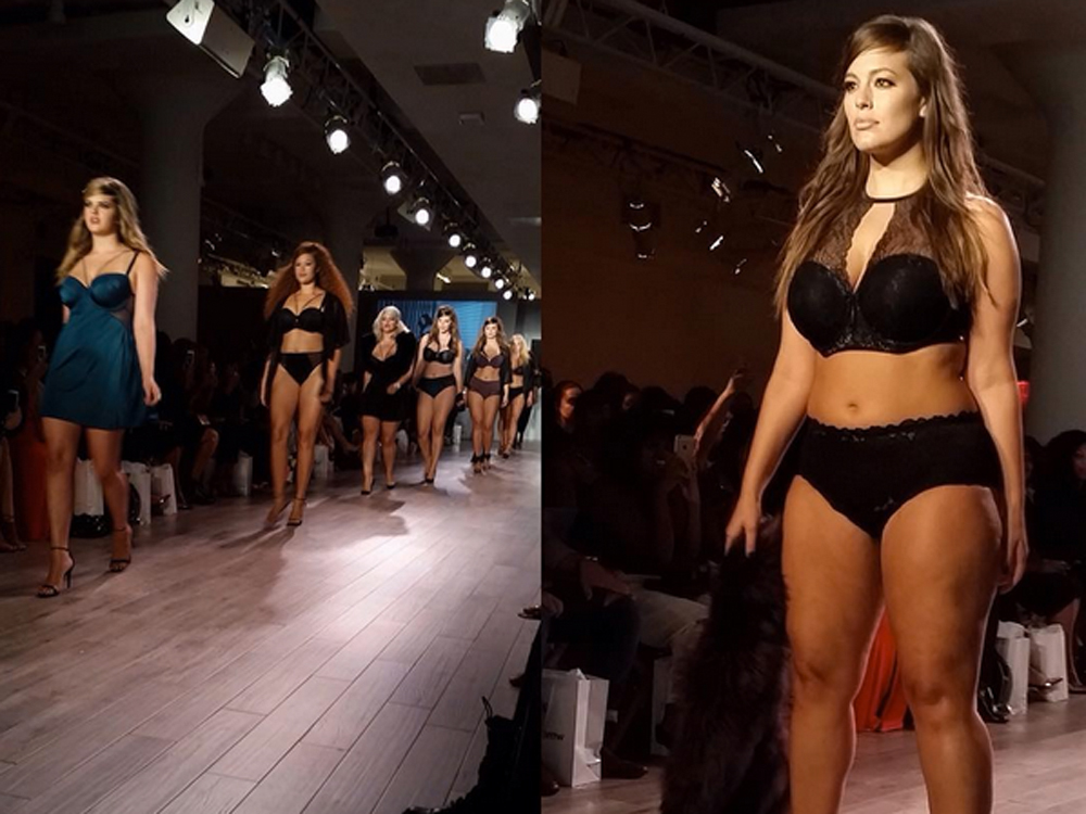 Plus-Size Model Ashley Graham Steals The Show On NYFW Runway