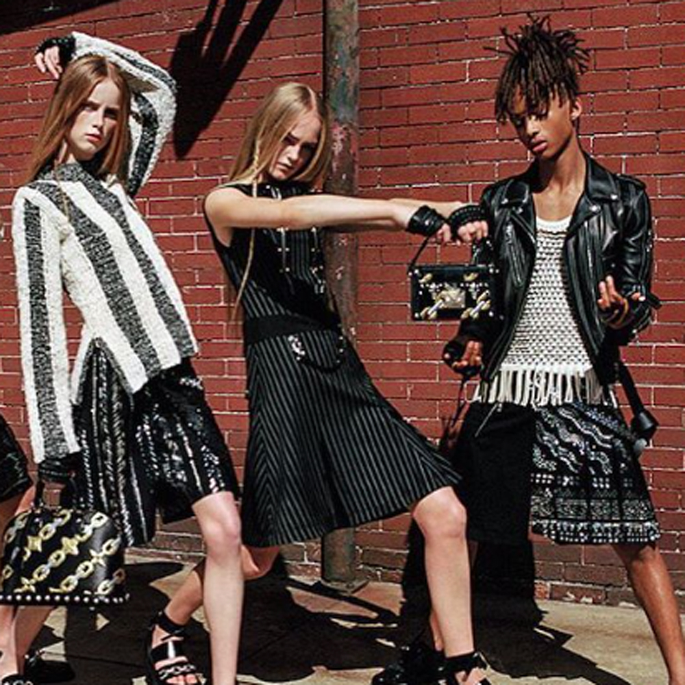 Jaden Smith Models Louis Vuitton Womenswear Marie Claire 