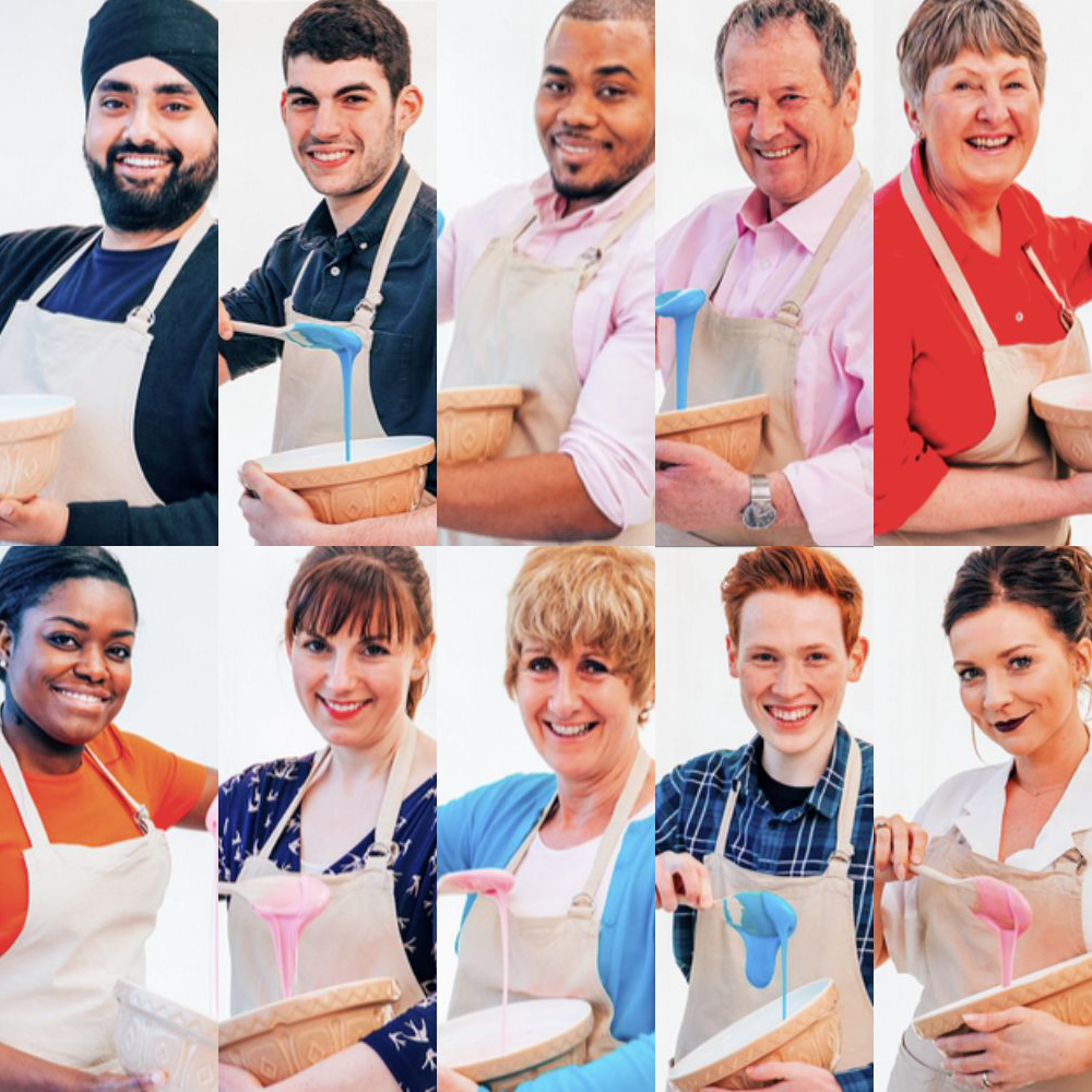 Great British Bakeoff 2016 contestants 