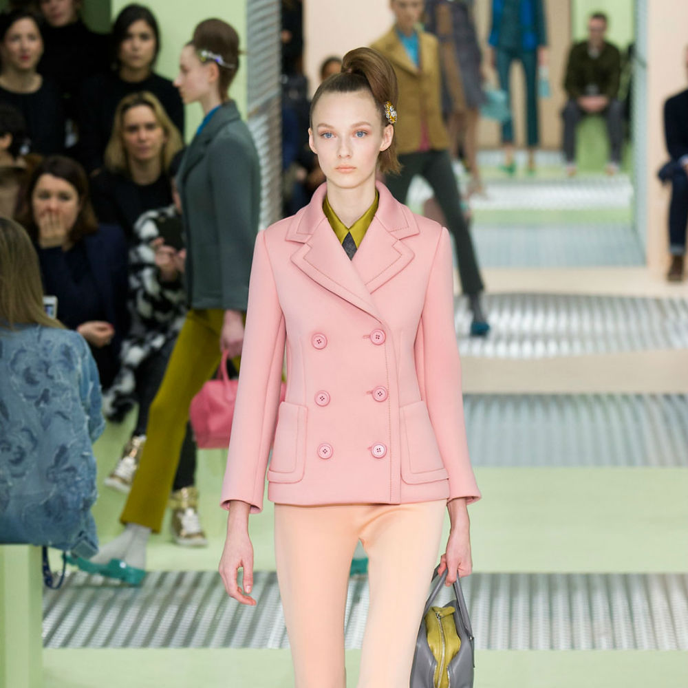 Miuccia Prada Says It's All About Pastels for AW15 | Marie Claire